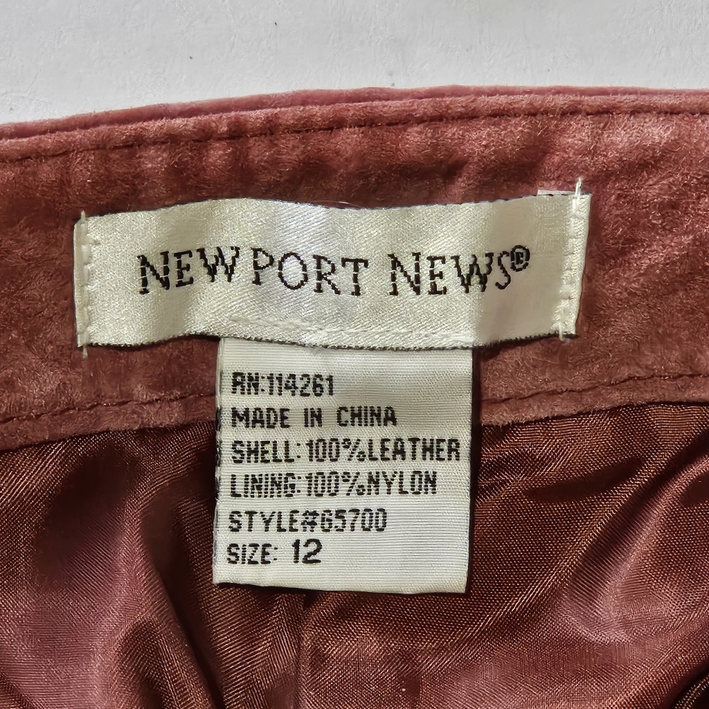 Newport News Suede Pants - Picture 9 of 10
